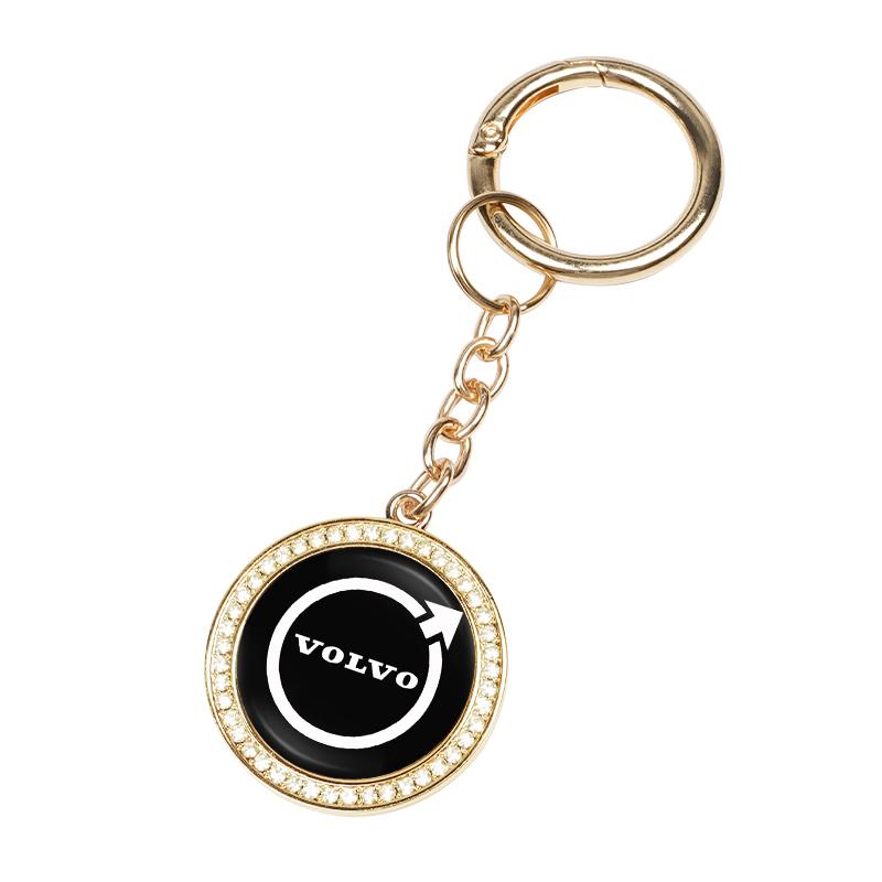 tkseq3 Car logo Key Chain Pendant Keyring Metal Keychain For Volvo ES90 EC40 EX40 EM90 XC90 V90 V60 XC60 V40 S80 S60 S90 C40 XC40 V70 X
