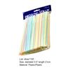 100Pcs Excellent Food  Grade No Rough Edge Lightweight Bright-colored Milk Coffee Straws Party Supplies for Bar