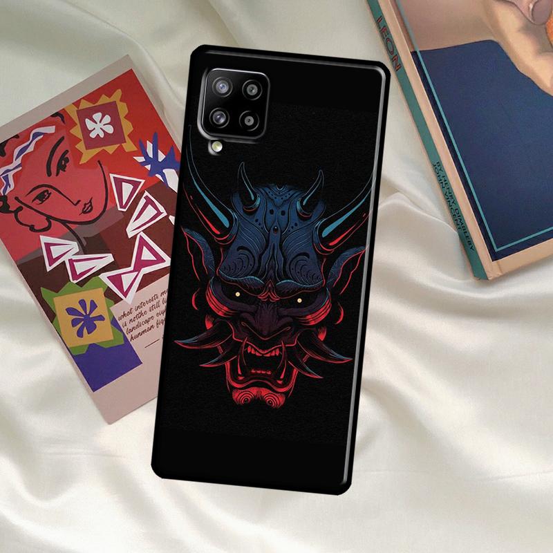 Кейс Самурайский Они Маска для Samsung Galaxy A33 A13 A36 A56 A23 A52 A32 A12 A54 A34 A14 A16 A26 A53 A15 A35 A55