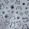 Cat Nail Stickers - Cute Cartoon Cat Paw & Heart Designs, Self-Adhesive Plastic Nail Art Decals for Hands & Feet, Y2K Kawaii Anime Style Semi