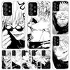 Белый Черный Kaisen J-Jujutsu Чехол для Телефона Для Samsung A17 A16 A26 A36 A56 A15 A14 A13 A55 A54 A53 A35 A34 A33 A25 A24 A23 A05S A04