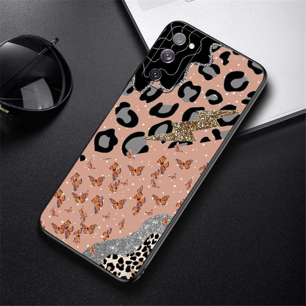 Популярный чехол для телефона с леопардовым принтом для Samsung Galaxy S21 Ultra S20 FE S10 5G S9 Plus S10e S8 S7 EDGE A51 A50, чехол-капа