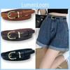 Fashion Pu Leather Ladies Belt For Casual Jeans With Alloy Pin Buckle For Daily Wear