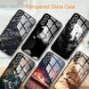 Для Samsung Galaxy A05s Чехол Закаленное Стекло Чехол-Крышка Жесткий Бампер Couqe Для Samsung A05s Задние Крышки Телефона A05 s A057 Fundas