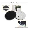 6-Inch 6-Hole Soft Sponge Buffer Pad for Sanding & Polishing - Shock-Absorbing Flocking Pad for Pneumatic Dry Grinders
