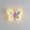 Nordic Creative Butterfly LED Wall Light for Children's Room - Modern Bedroom Bedside or Background Lighting