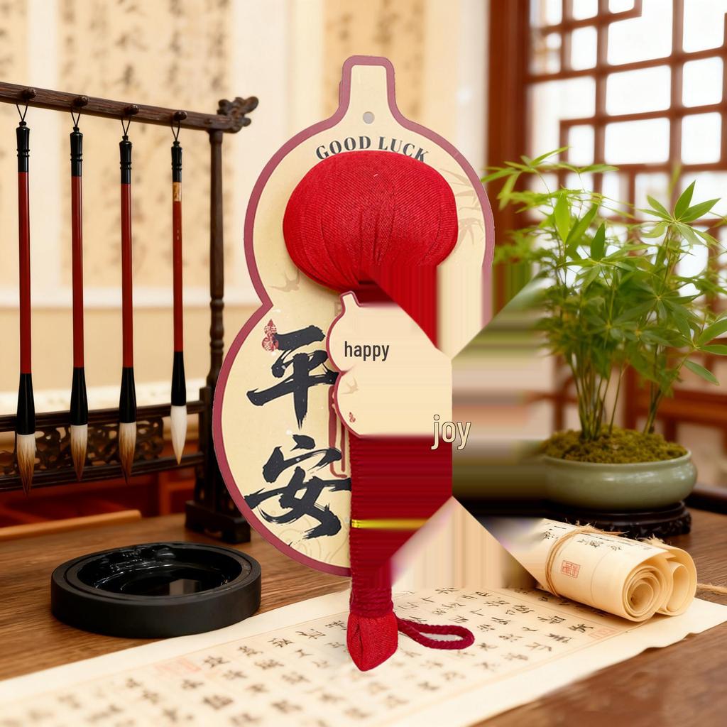 Gourd-shaped Mugwort Hammer Massage Gift for Elders - New Year Health Companion Gift Box