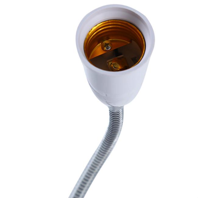 E27 светодиодная настольная лампа, вращающаяся на 360 градусов, держатель, зажим для ремня, переключатель, светильник для освещения, держатель лампы, универсальный зажим