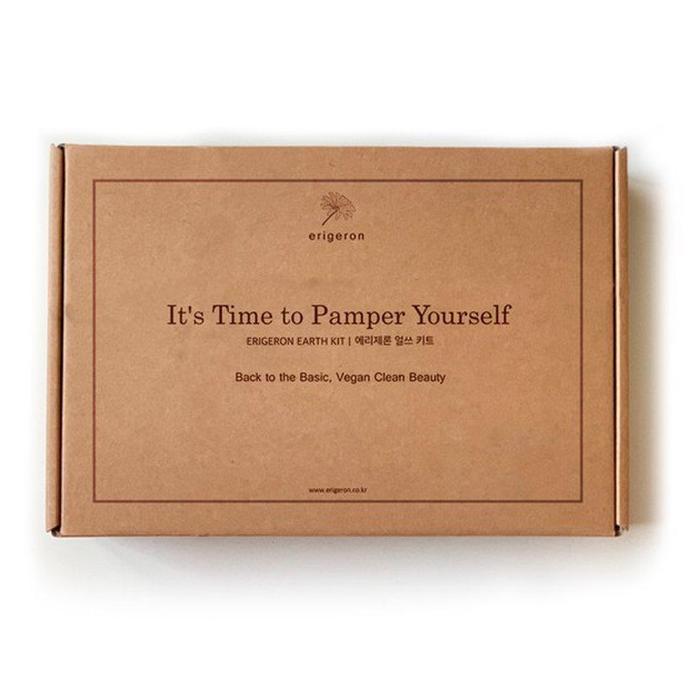 ERIGERON Веганский шампунь-шар «Все в одном» Подарочный набор в березовой упаковке