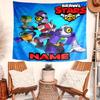 Personalized Brawl Stars Background Tapestry,Custom Name Birthday Party,Multifunctional Wall Decoration for Home Decor,Various Occasions