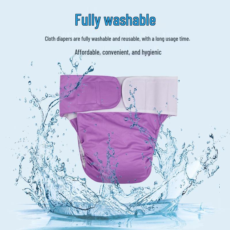 Дышащие Водонепроницаемые Моющиеся Подгузники и Вкладыши для Взрослых
