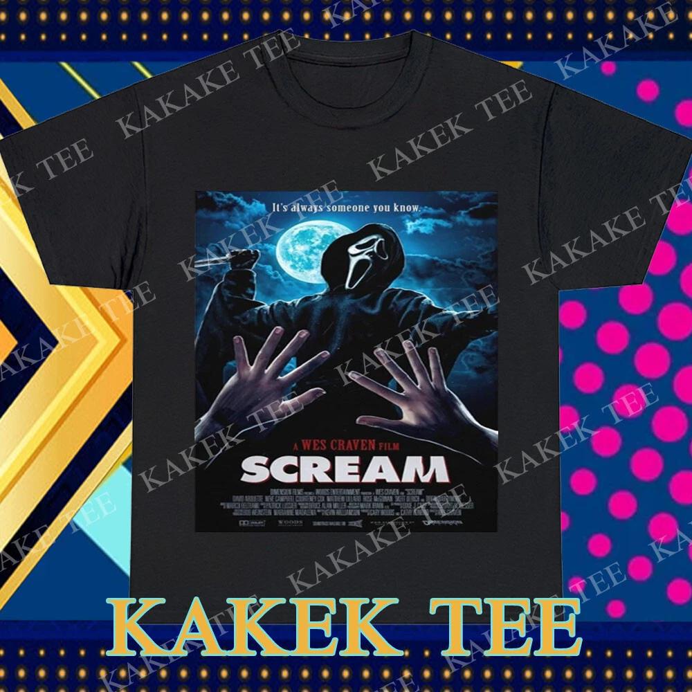 New Scream Thriller Movie Poster Logo T-Shirt Funny Size S to 5XL