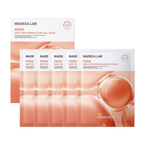 CENTELLIAN24 Madeca Lab PDRN Гель-маска для подтяжки кожи и сияния Набор укрепляющих и увлажняющих масок 5 шт. (По 22 г)