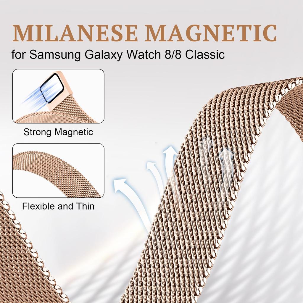 Тонкий магнитный ремешок-петля для Samsung Galaxy Watch 8