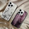 Готический кокетливый киберсигилизм Чехол для телефона Для iPhone 16,15,14,13,12,11,Pro,XS,Max,Plus,Mini,SE Белый Конфетный Матовый Ударопрочный Чехол
