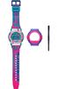 Watch Equipped with Detachable Bezel Pink X Blue [Casio] G-Shock [] Bluetooth, G-B001RG-4JR Men's