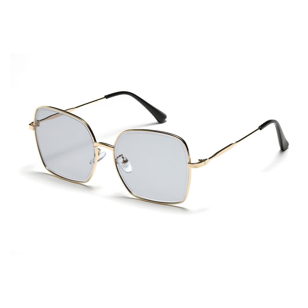 Квадратные тонкие металлические очки в оправе, классические популярные солнцезащитные очки для путешествий для женщин, новые модные солнцезащитные очки для мужчин