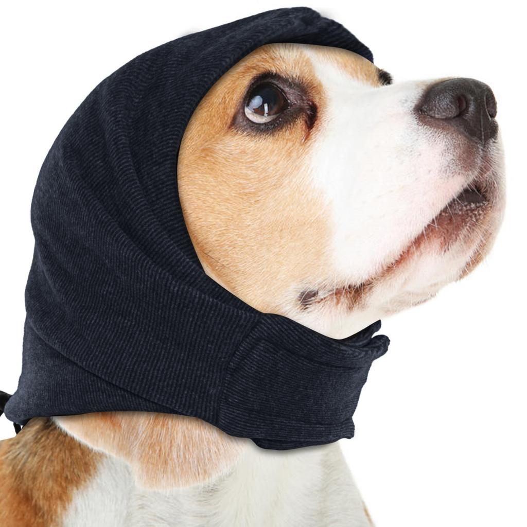 New Leisure Dog Calming Cloth Headband-Comfortable Anti-Fear Neck Wrap with Thunder-Proof Ear Cover to Soothe Anxiety