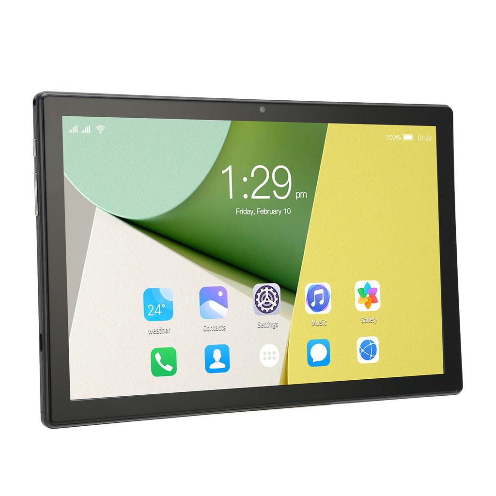 10,1-дюймовый планшет для Android 12, 8 ГБ ОЗУ, 256 ГБ ПЗУ, поддержка быстрой зарядки, 5G Wi-Fi, закаленное стекло, планшет с функцией звонка 100–240 В