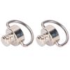 2pcs 1 4 Inch DRing Stainless Steel Camera Screw for Tripod Monopod Quick Release Plate