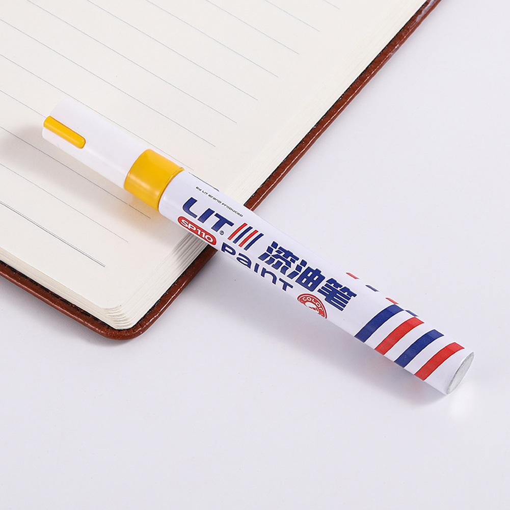 3mm Tip Colorful Permanent Paint Marker Waterproof White Paint Pen For Tire Rubber Fabric Metal DIY Marking