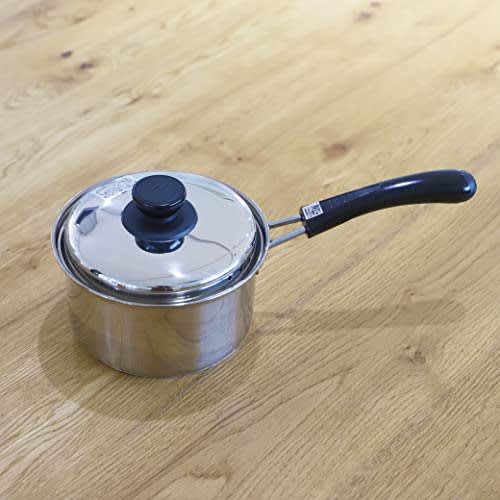 Pearl Metal Saucepan, 14cm, Triple-Layered Bottom, Gratia HB-5101