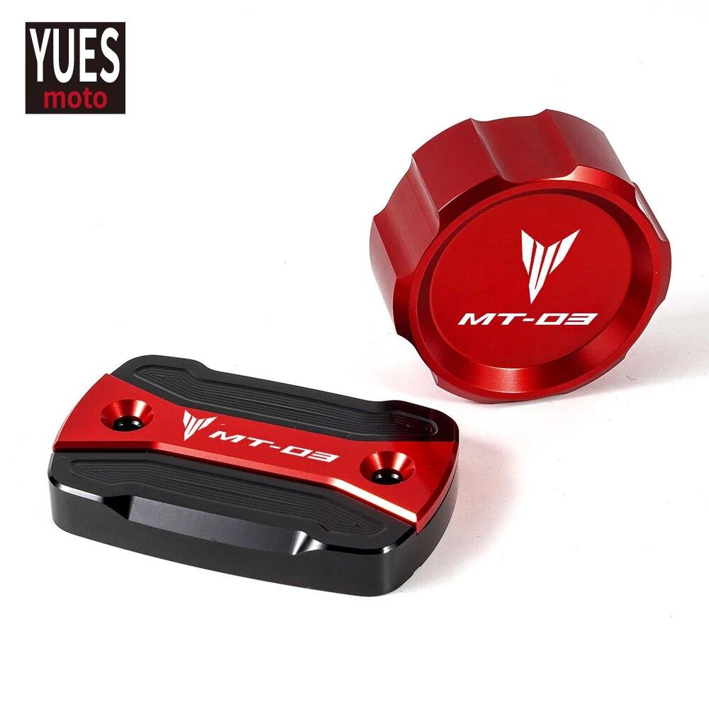 Аксессуары для мотоциклов, высокое качество, передняя и задняя крышка главного резервуара цилиндра с ЧПУ для Yamaha MT03 ABS MT 03 2015-