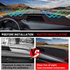 Anti Slips Dash Mat Fit For Mazda CX-30 2019-2021 Left Hand Drive Felt Fabric Dashmat Dashboard Cover Red Trim