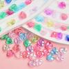 High Quality Beads Acrylic Loose Beads Heart Shape DIY 300Pcs Necklace Bracelet Charms For Jewelry Making 8.5*9mm Earrings