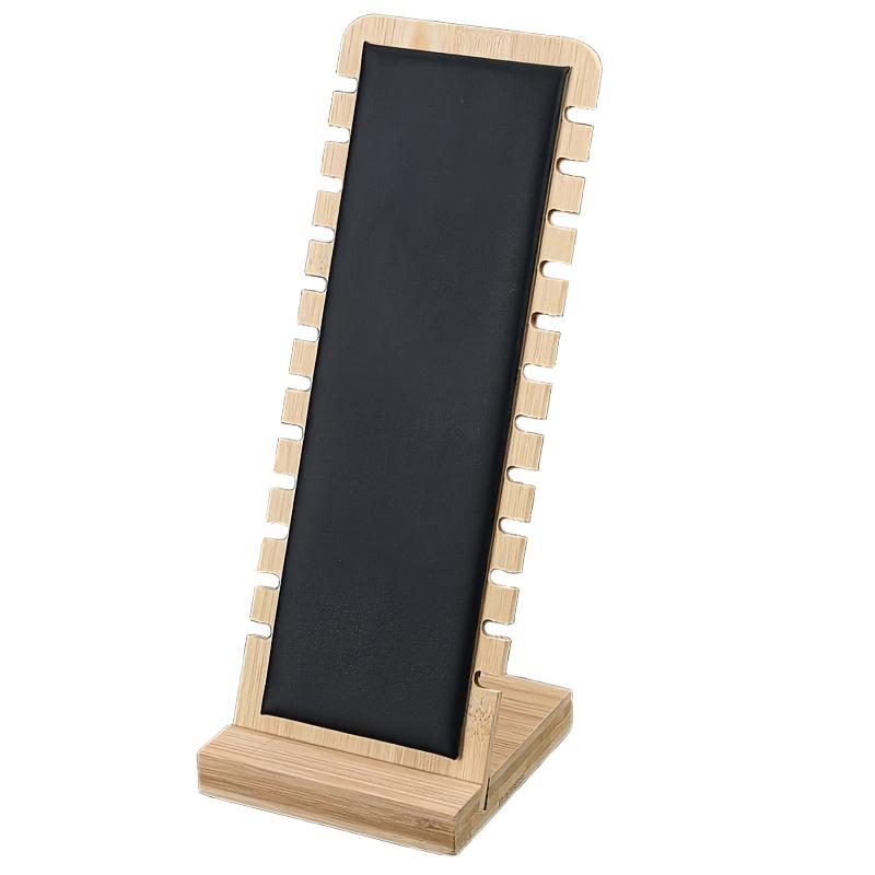 1 шт. Держатель для ожерелий Экологичный Органайзер для украшений Минималистичная Деревянная Подставка для демонстрации ювелирных изделий Прочная 10x10x27см