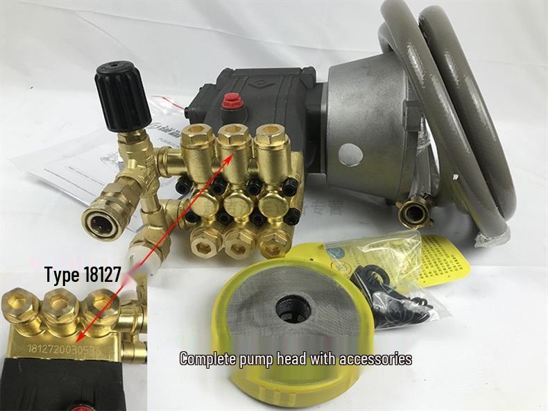 Green King 19MB High-Pressure Washer Head: 18MA Car Washer with Copper Pump Body & Regulating Valve Assembly