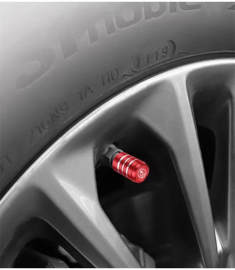 Subaru special car tire aluminum valve cap Forester Outback Lion modified wheel protection cover bdu3