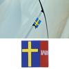Car Door Side Gap Swedish Flag Logo Sticker For Volvo XC40 XC60 XC70 XC80 XC90 S80 S90 C30 V50 V40 S60 Badge Decal Accessories