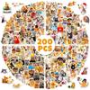 200 Реалистичных наклеек с котами для Леса Реалистичные котята Самоклеящиеся ПВХ Водонепроницаемые наклейки для блокнота