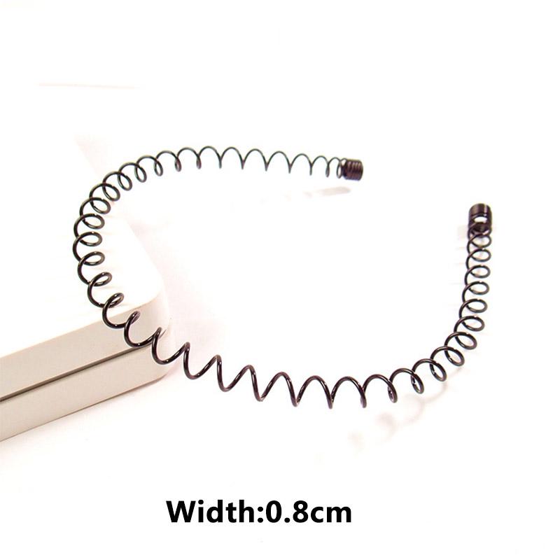 Модные женские мужские унисекс модные черные волны высокого качества 1 шт аксессуары повязка для волос металлический спортивный минималистский