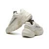 Fila Smasher Ткань Двухслойная Коровья кожа Удобные Универсальные Низкие Кроссовки Папины Кроссовки Женские кроссовки Бежевый F12W134144FAN