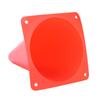 6pcs 18cm Soccer Training Cone Football Barriers Plastic Marker Holder Accessory (Red)