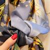 Silk Tree Of Life Mulberry Silk Silk Scarf Women'S Spring And Autumn Versatile 65Cm Square Scarf Silk Scarf