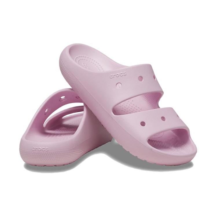 Crocs Нескользящие шлепанцы-сабо из ЭВА, унисекс, светло-фиолетовые, 209403-6GD