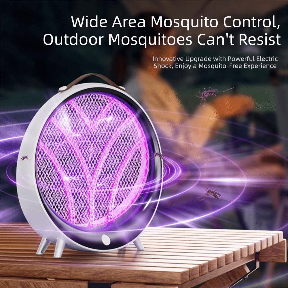 UV Light Rechargeable Lamp Electric Shock Grid Mosquito Killer Lamp Bedroom
