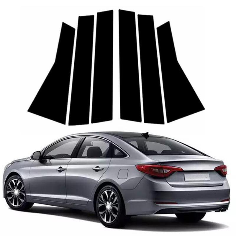 Декоративные накладки на центральную стойку B C для Hyundai Sonata 2015-2019