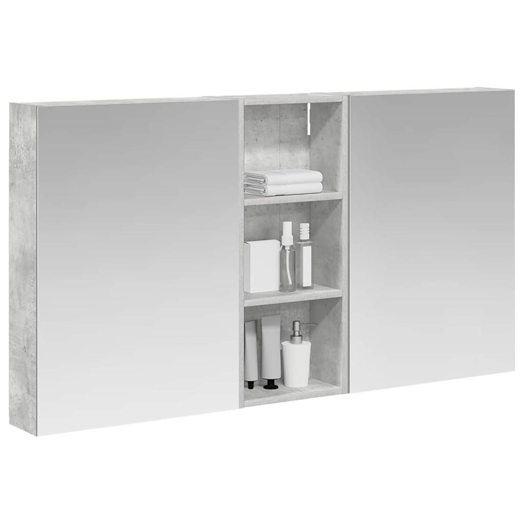 Bathroom Cabinet Set 3 pcs 130 x 14.5 x 70 cm Particleboard
