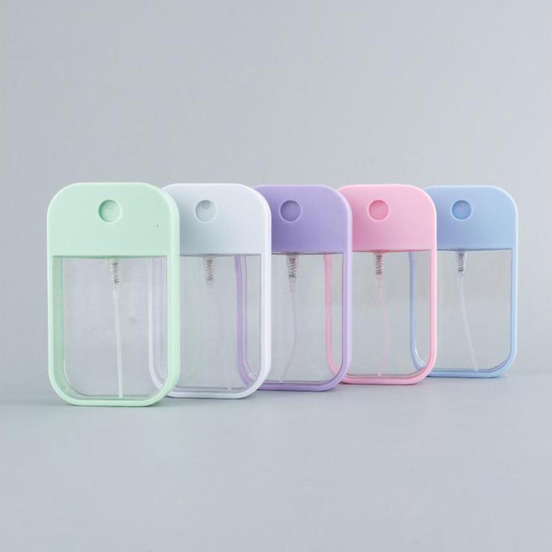 Apple Spray Card Bottle 45Ml Portable Color Card Plastic Perfume Bottle Mobile Phone Shape Alcohol Spray Bottle