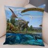 Car Sofa Home Pillowcase Jurassic Dinosaur Cushion Cover Decorative Wildlife Print