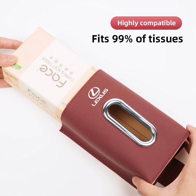 Car Seat Back Tissue Box Hook-Mounted Tissue Holder For Lexus Fsport GS GX IS LS LX CT LC RC LBX NX RX 350h 450h UX 300e GX460