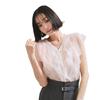 Sheer Frill Pink [BIS] Blouse, Women's, (63)