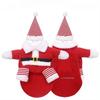 Рождественские костюмы для собак Смешная одежда Санта-Клауса для маленьких и средних питомцев Рождественская новогодняя одежда Костюмы для кошек и котят Зимняя одежда