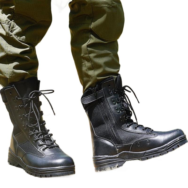 Модные тактические ботинки Мужские ботинки Специальные силы Пустынная боевая обувь Уличные походные ботинки Ботильоны Мужская рабочая защитная обувь