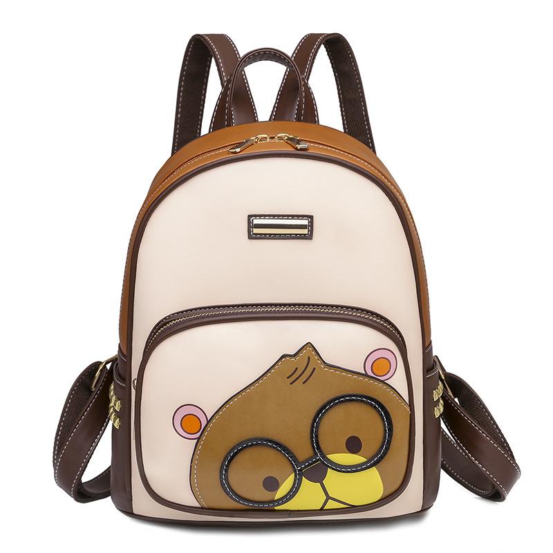Школьная сумка с рисунком кавайного медведя, женская мода, повседневные рюкзаки с принтом, женские дорожные рюкзаки
