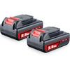 2P 3.8Ah Литий-ионный Запасной для Black and Decker 20V Аккумулятора LBXR20 LBX20 LB20 LBX4020 LBXR20B-2 LST300 LST220 Совместимый с Black and Decker